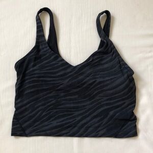 Lululemon Stripped Crop Top